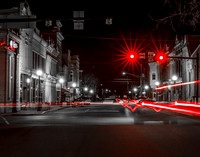 Stop Here (B&W)