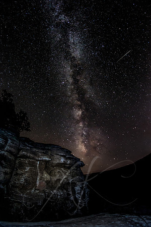 Milky Way at Monkey Face Rock