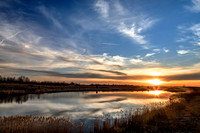 Blue Grass Sunset