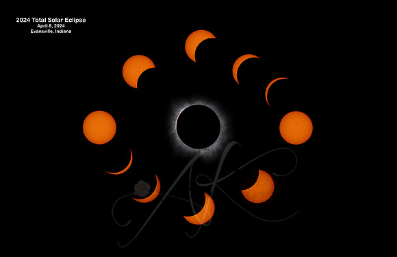 2024 Total Solar Eclipse (11x17)